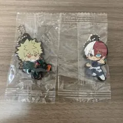 「僕のヒーロアカデミア」爆豪勝己・轟焦凍ラバーキーホルダー