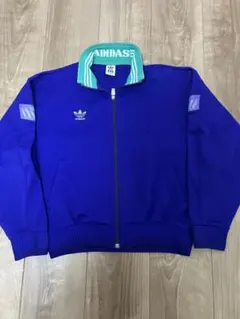 adidas パープル　トラックジャケット　90s ジャージ