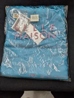 未使用 千趣会/ベルメゾン　ターコイズストール　カシミヤ65％／シルク35％