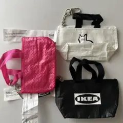 IKEA ミニポーチ　キーリング　イケア　KNÖLIG クノーリグのサムネイル