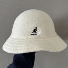 KANGOL ホワイト バケットハット/ハット