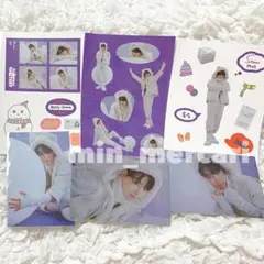 ATEEZ snowman factory ステッカー ポストカード ホンジュン