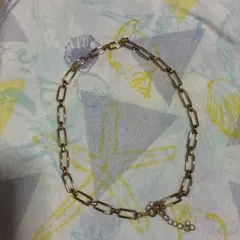 ゴールドリンクチェーンネックレス