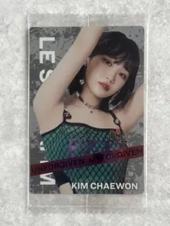 LE SSERAFIM KIM CHAEWON UNFORGIVEN トレカ