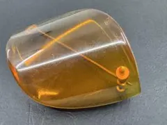 M6712 琥珀　ブローチ　ヴィンテージ アクセサリー
