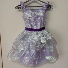 紫色 花柄刺繍ドレス プリンセス 仮装 ハロウィンのサムネイル