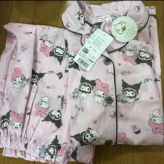 キャラクター柄ピンクパジャマ　サンリオ　マイメロ
