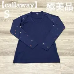 【極美品✨】callaway レディース　ゴルフウェア　アンダーシャツ　ネイビー