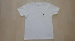 超美品★ XS 160 montbell 昆虫 カブトムシ Tシャツ　白