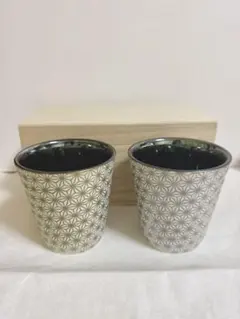 新品 JRA 非売品 和柄馬文様陶器タンブラー 白黒ペアセット 木製トレ