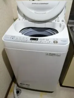 高年式】2021年式 7kg SHARP 洗濯機 ES-T713-1 - メルカリ