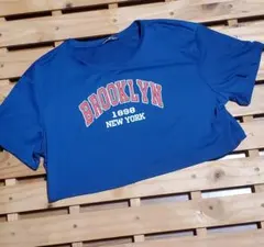 SHEIN BROOKLYN 半袖 クロップド丈 Tシャツ