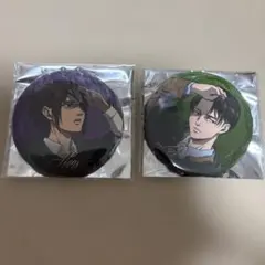 進撃の巨人 リヴァイ＆ハンジ　缶バッジ 47.晴れ間ver. まとめ売り