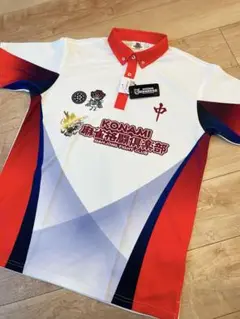 Mリーグ　麻雀　KONAMI麻雀格闘倶楽部　ポロシャツ　ユニフォーム　LLサイズ Mリーグ 麻雀 KONAMI麻雀格闘倶楽部 ポロシャツ ユニフォーム LL