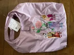 猫刺繍ナイロン エコバッグ