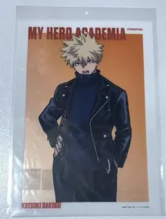 ヒロアカ　ベースヤードトーキョー　限定　A3 クリアポスター　爆豪勝己
