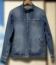 インディゴデニムブルー・シングルライダージャケット
