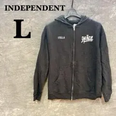 レア✨INDEPENDENT 【Lサイズ】インディペンデント ブラックパーカー