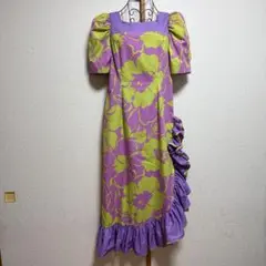 メネフネプランテーション フラダンスドレス ムームードレス ピンク