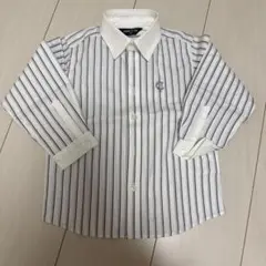 COMME CA ISM ストライプ長袖シャツ 90