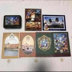 ディズニーポストカードセット 6枚缶ケース付き
