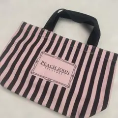PEACH JOHN THE STORE トートバッグ ストライプのサムネイル