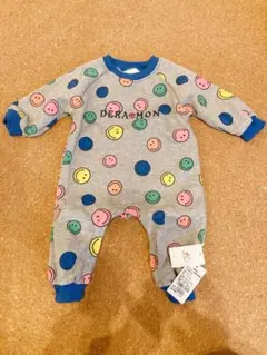 新品未使用スマイリーフェイスロンパース