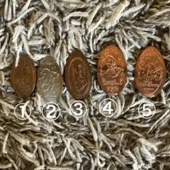 東京ディズニーリゾート　スーベニアメダル5枚セット