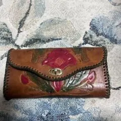 ハンドメイド　本革バッグ