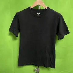 ［中古］UNIQLO U 黒　Tシャツ　ブラック　Sサイズ