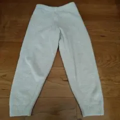 ユニクロ　フリース ホワイト ロングパンツ 長ズボン　120　キッズ　女の子