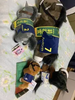 競走馬 ぬいぐるみ まとめ売り 8体セット - メルカリ