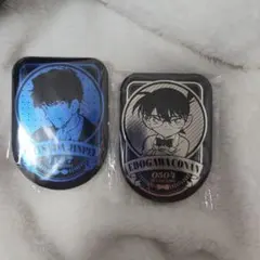 名探偵コナン エンブレム缶バッジ コナン探偵社 江戸川コナン 松田陣平