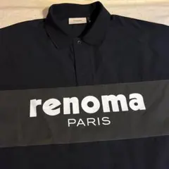 renoma PARIS ゴルフ 半袖ポロシャツ ブラック S - メルカリ