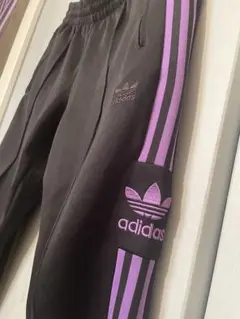 adidas Originals パープル　クラシックトラックパンツXL