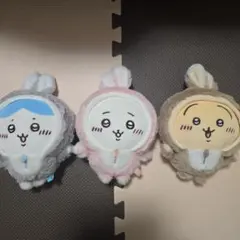 おまけトートバッグ付き ぬいぐるみ 3種セット ちいかわ うさぎ ハチワレ