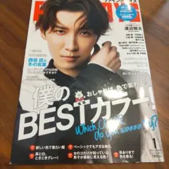 FINEBOYS 雑誌 渡辺翔太表紙 切りぬき