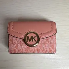 MICHAEL KORS ピンク 三つ折り財布