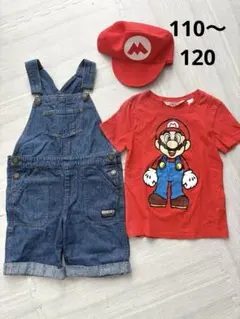 スーパーマリオ オーバーオール コスプレ なりきり まとめ売り 110 120