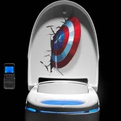 【新品】キャプテンアメリカ盾 ウォールステッカーのサムネイル