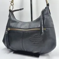 Dakota ダコタ 本革 ショルダーバッグ レザー ブラック