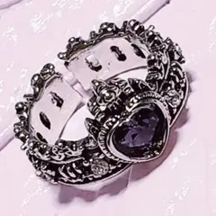 ヴィンテージ風ハート型リング レディースリング レディース指輪 アクセサリー