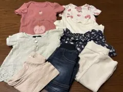ベビー服 まとめ売り 70-80 女の子 トップス パンツ パジャマ