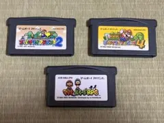 GBA スーパーマリオアドバンス3本セット
