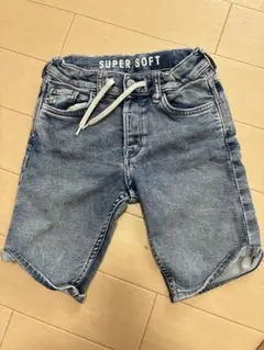SUPER SOFT スリムフィットデニムショートパンツ