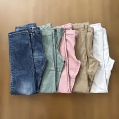 UNIQLO ・無印ストレッチパンツ 5枚セット Sサイズ