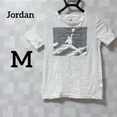 Jordan 【M】Tシャツ ホワイト 半袖 夏服 バスケットボール キッズ