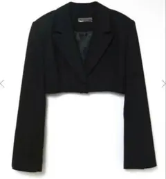 meltthelady jacket cropped black