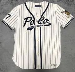 ポロラルフローレン　ポロベア　ストライプ　ベースボールシャツ