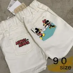 新品タグ付き しまむら Littc ディズニー ショートパンツ 90 人気商品